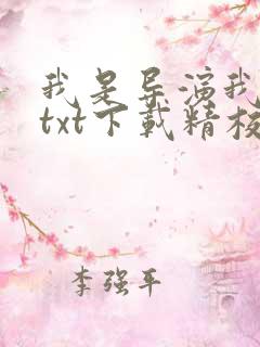 我是导演我不比txt下载精校