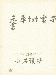 元尊txt电子书