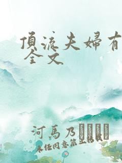 顶流夫妇有点甜 全文