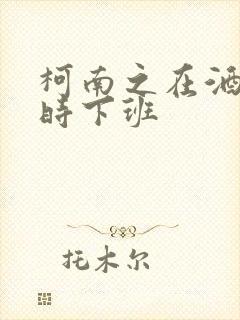 柯南之在酒厂按时下班