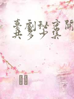 台剧秘密关系一共多少集