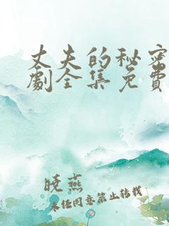 丈夫的秘密电视剧全集免费观看