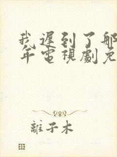 我迟到了那么多年电视剧免费观看全集