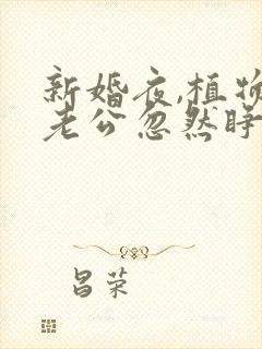 新婚夜,植物人老公忽然睁开眼简默全文