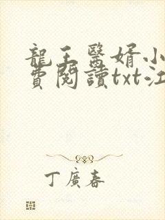 龙王医婿小说免费阅读txt江辰,唐楚楚