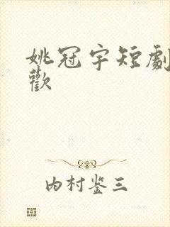 姚冠宇短剧乍见欢