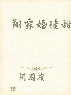 翔霖婚后甜宠文