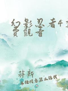 幻影忍者4季免费观看