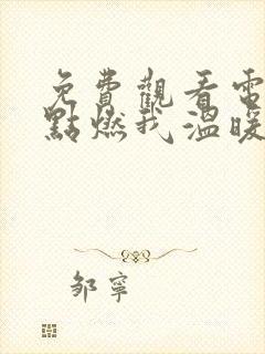 免费观看电视剧点燃我温暖你全集