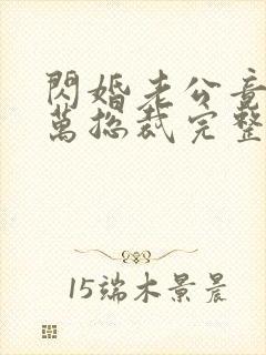 闪婚老公竟是亿万总裁完整版全文阅读