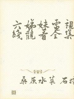 六娣妹电视剧在线观看全集免费播放