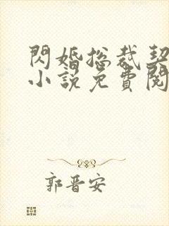 闪婚总裁契约妻小说免费阅