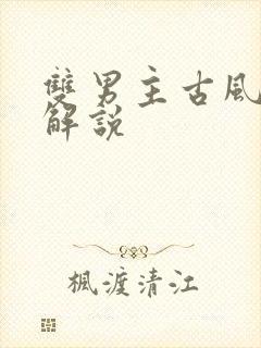 双男主古风漫画解说