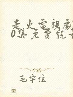 走火电视剧第40集免费观看完整版西瓜