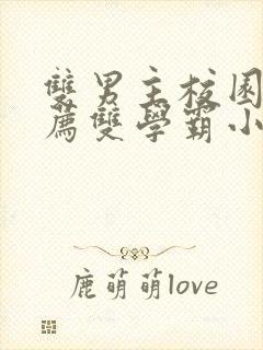 双男主校园文推荐双学霸小说