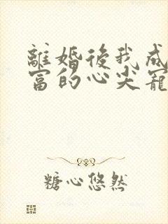 离婚后我成了首富的心尖宠