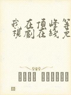 我在顶峰等你电视剧在线免费观看全集