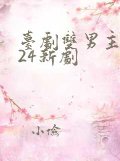 台剧双男主2024新剧