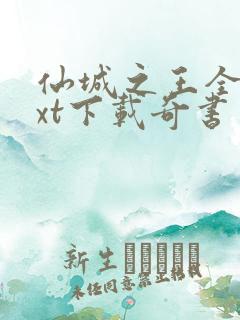 仙城之王全本txt下载奇书网