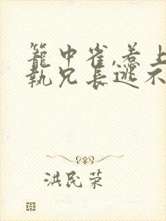 笼中雀,惹上偏执兄长逃不掉