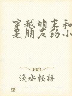 穿越明末和崇祯是朋友的小说