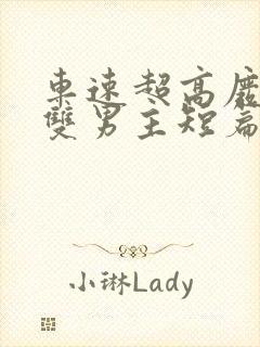 车速超高废文的双男主短篇