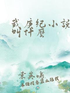 武庚纪小说原著叫什么