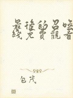 最后的召唤师在线免费观看