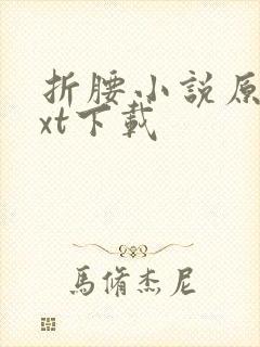 折腰小说原著txt下载