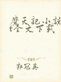 魔天记小说txt全文下载