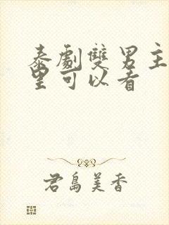 泰剧双男主在哪里可以看