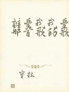 谁爱我我爱谁是哪首歌的歌词