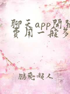 聊天app开发费用一般多少钱