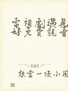 电视剧遇见你真好免费观看全集