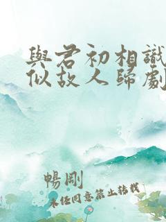 与君初相识·恰似故人归剧情介绍