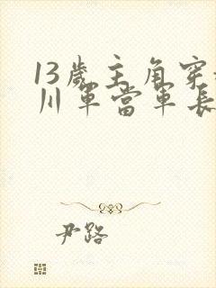 13岁主角穿越川军当军长