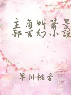 主角叫萧晨的全部玄幻小说