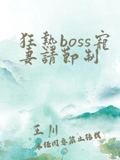狂热boss宠妻请节制