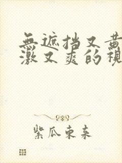 无遮挡又黄又刺激又爽的视频