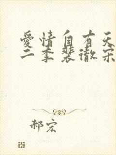 爱情自有天意第二季裴彻宋瑶