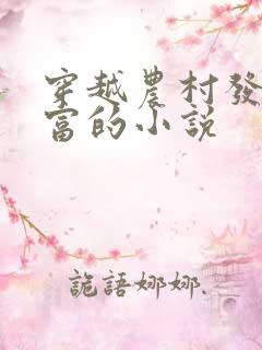 穿越农村发家致富的小说