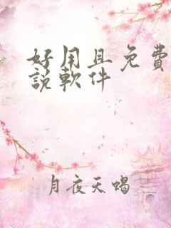 好用且免费的小说软件