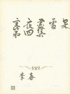 寒夜尽处是卿心第四集