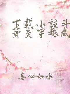 下载小说斗罗:萧炎穿越成唐三