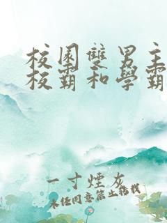 校园双男主小说校霸和学霸