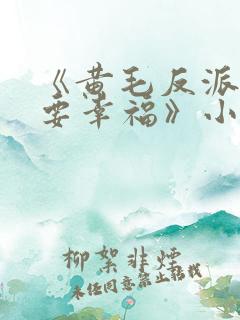 《黄毛反派也想要幸福》小说下载