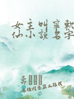 女主叫宁软的修仙小说名字