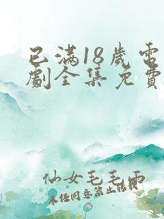 已满18岁电视剧全集免费观看西瓜