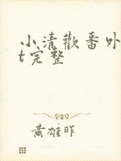 小清欢番外txt完整