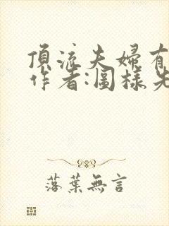 顶流夫妇有点甜作者:图样先森